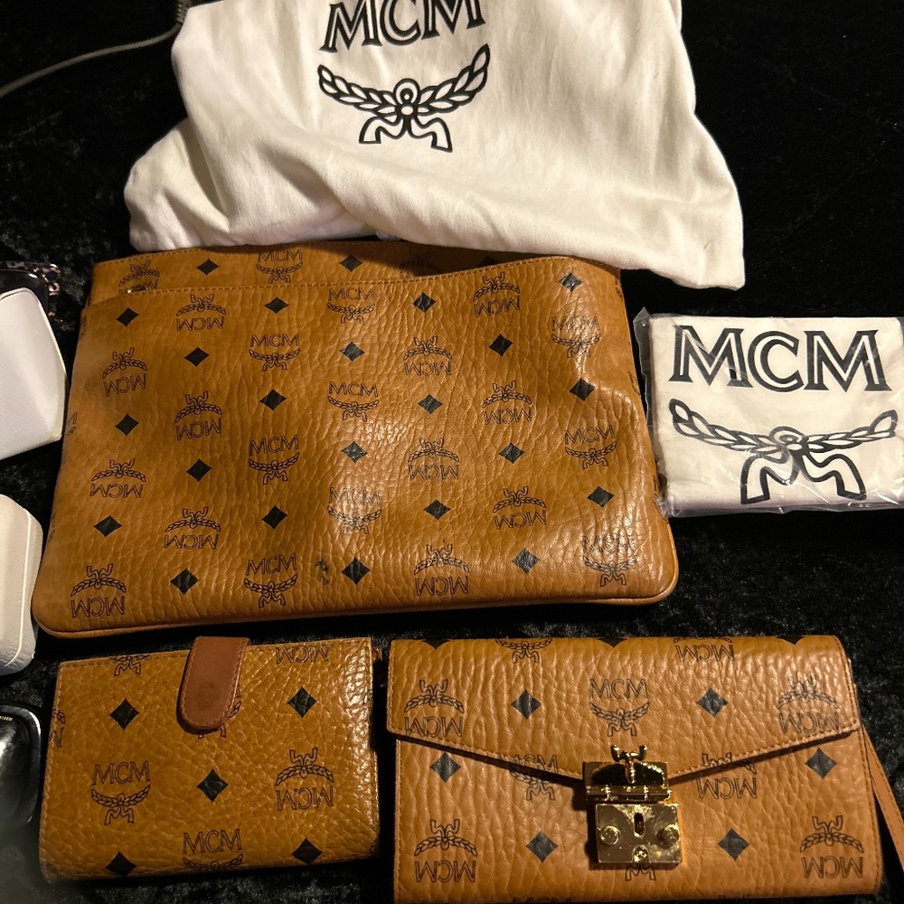 Mcm purse, wallet and clutch